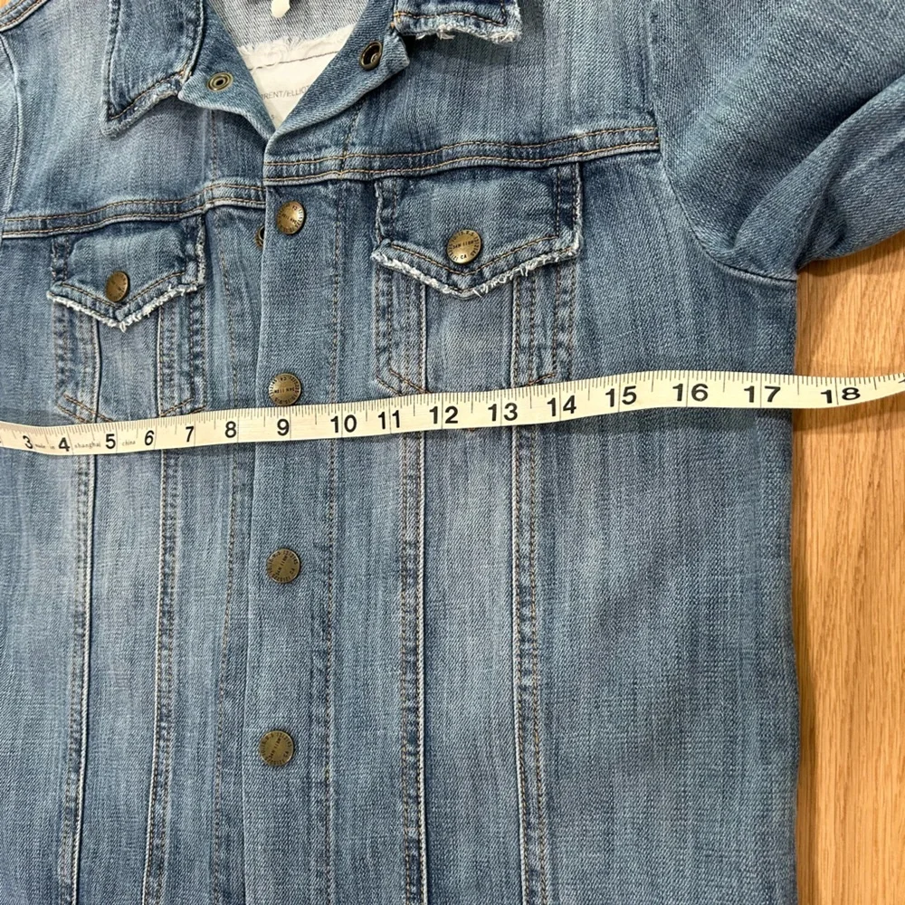 Current/Elliott The Mechanic Jean Jacket Denim Size 0 - Picture 10 of 14